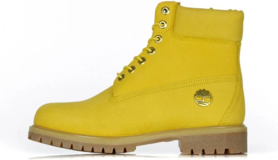 Timberland Hoge schoen buiten premium 61n , Geel, Heren
