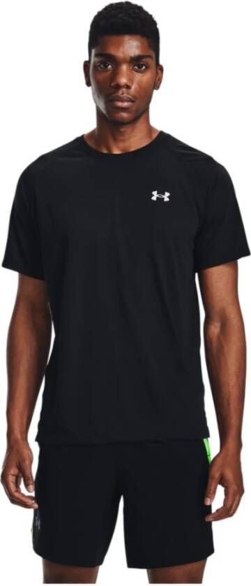 Under Armour Herentop Streaker Run met korte mouwen Zwart/Zwart/Reflecterend