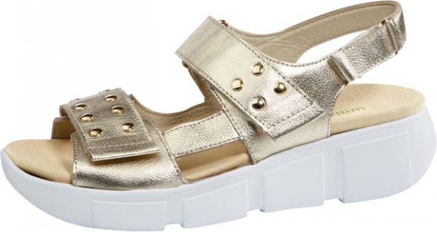 Waldläufer Sandaaltje met luchtgepolsterde EVA zool Goudkleur