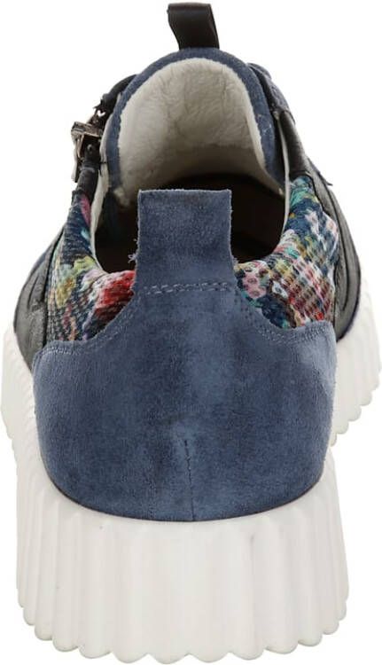 Waldläufer Veterschoen Met aantreklusje Blauw