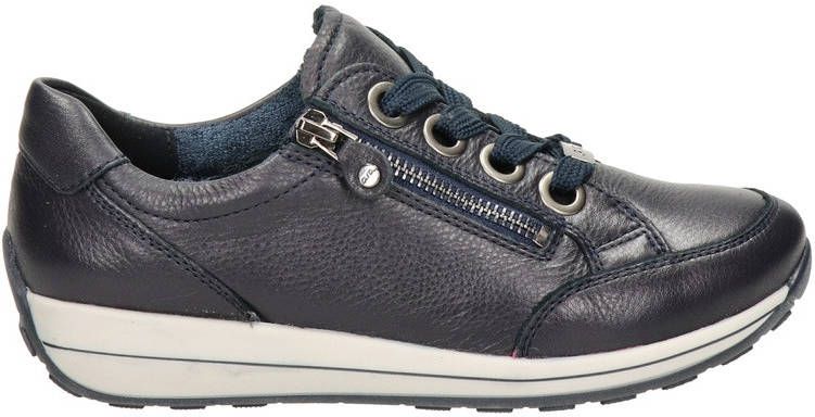 Ara Meran leren veterschoenen donkerblauw