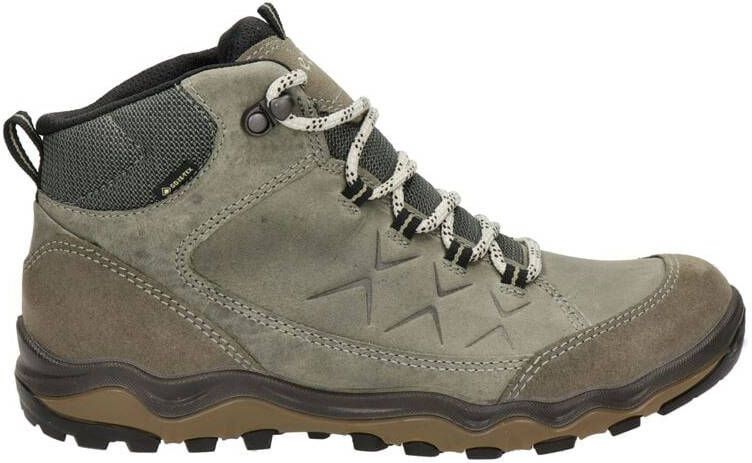 Ecco Ulterra nubuck wandelschoenen grijs