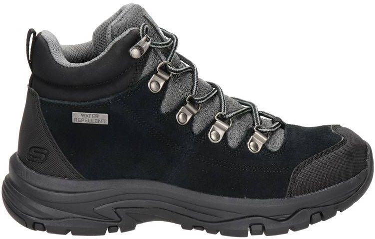 Skechers Outdoor suède wandelschoenen zwart