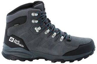 Jack Wolfskin Refugio Texapore Mid Wandelschoen Middengrijs/Zwart