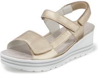 Waldläufer Plateausandalen Michelle goudkleur