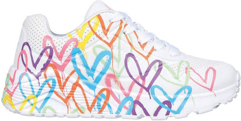 Skechers Uno Lite Spread The Love Sneakers Meisjes