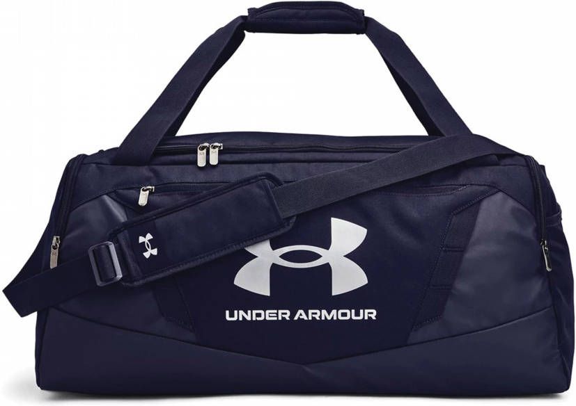 Under Armour Sporttas Undeniable 5.0 Medium Midnight Marineblauw/Midnight Marineblauw/Metalen Zilver OSFM
