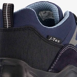 Scapino Mountain Peak leren wandelschoenen blauw