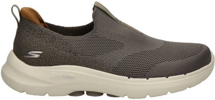 Skechers Go Walk 6 instappers taupe