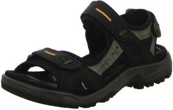 ECCO Offroad sandalen zwart Nubuck