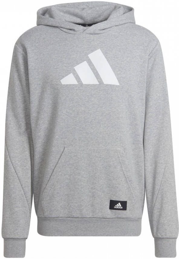 Adidas Future Icons 3 Bar Open Hem Sweater Met Capuchon Heren