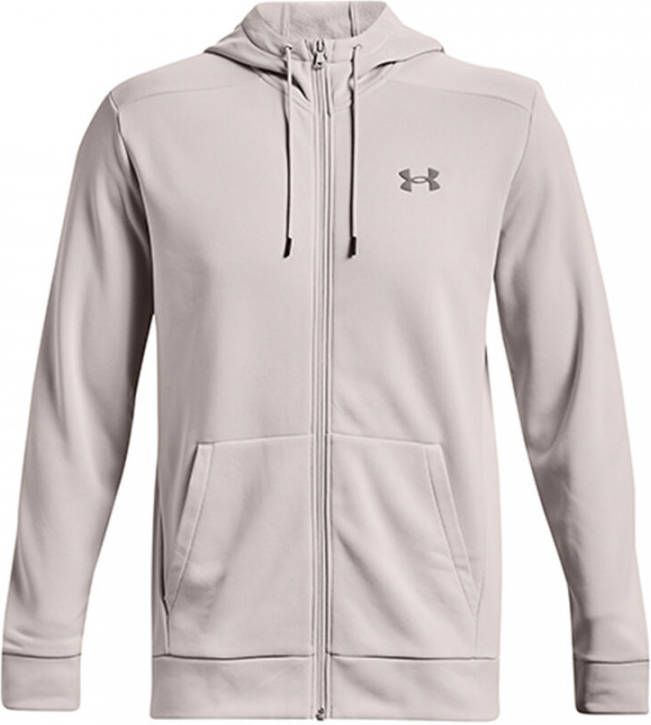Under Armour Herenhoodie Armour Fleece® met volledige rits Ghost Grijs/Pewter