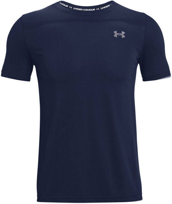 Under Armour Herenshirt Seamless met korte mouwen Academy/Mod Grijs