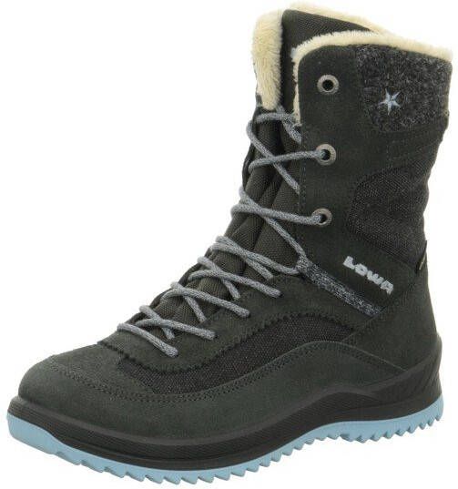 Lowa Emma GTX High Winterschoen Junior Donkergrijs/Lichtblauw