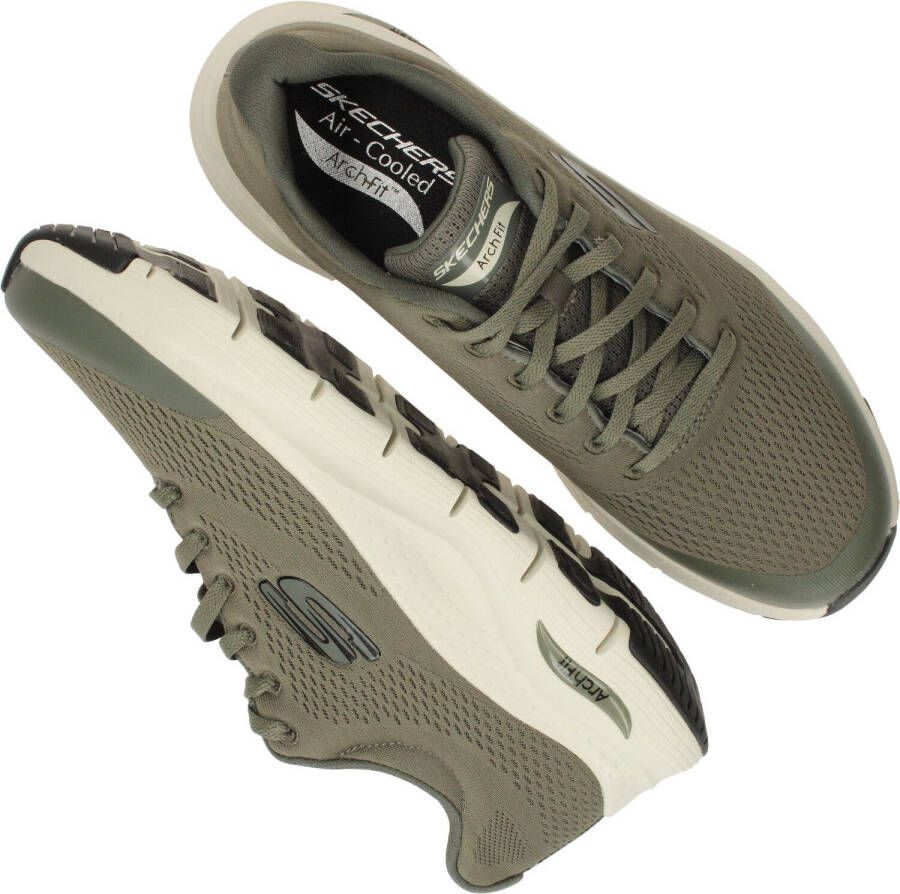 Skechers arch fit hardloopschoenen groen heren