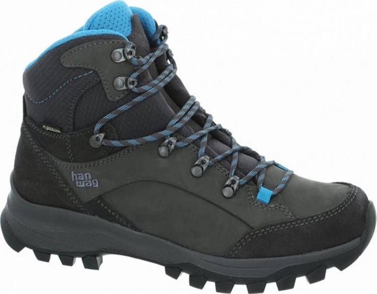 Hanwag Banks Lady GTX Wandelschoenen Dames Middengrijs/Blauw
