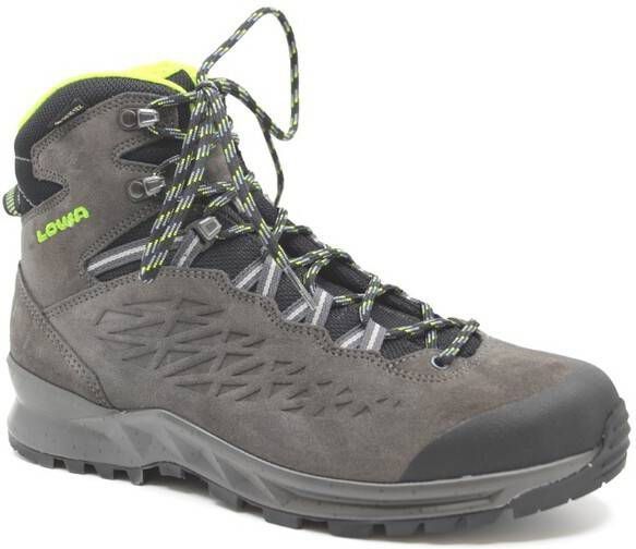 Lowa Explorer GTX Mid Wandelschoenen Donkergrijs/Limoengroen