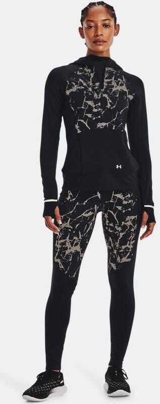 Under Armour Damestights OutRun The Cold Zwart/Zwart/Reflecterend