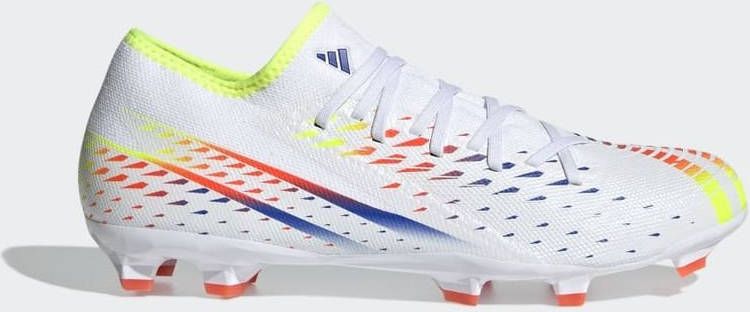 adidas Predator Edge .3 Low FG Al Rihla Wit/Geel/Blauw