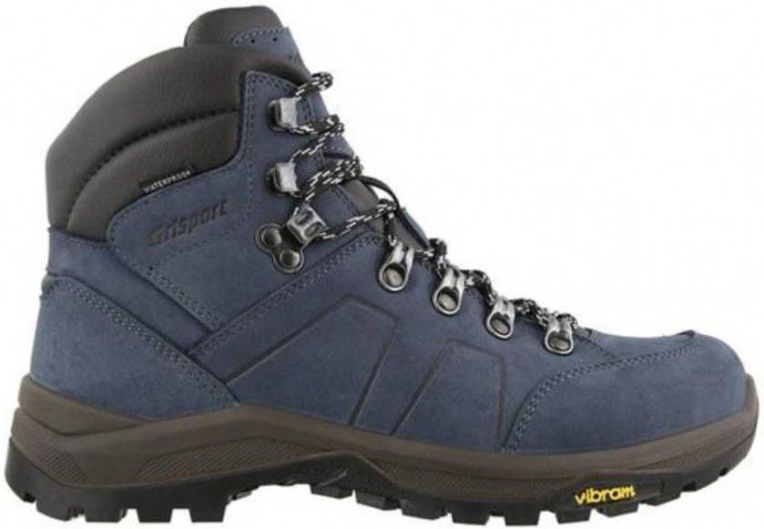 GriSport Arizona Mid wandelschoenen blauw Leer