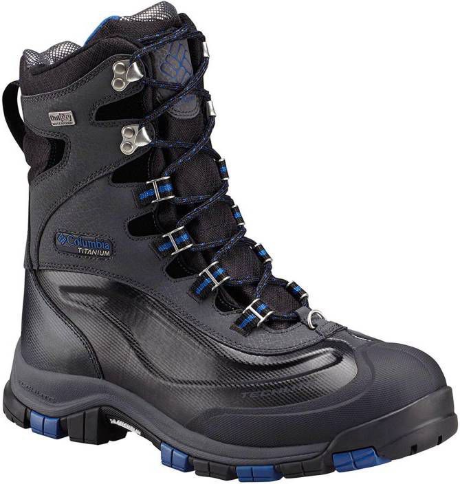 Columbia Bugaboot Plus Titanium leren wandelschoenen zwart