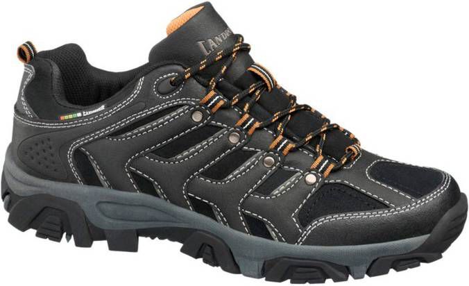 Landrover Zwarte wandelschoen vetersluiting maat 46