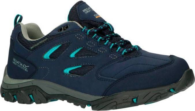Regatta Holcombe Vent wandelschoenen donkerblauw/aqua