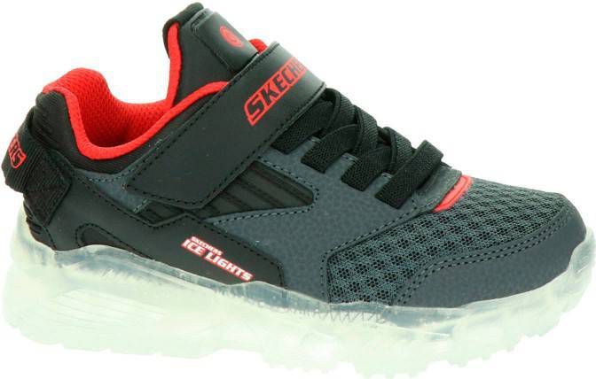 Skechers Ice Lights chunky sneakers met lichtjes zwart