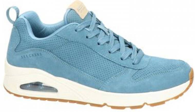 Skechers Street suède sneakers blauw