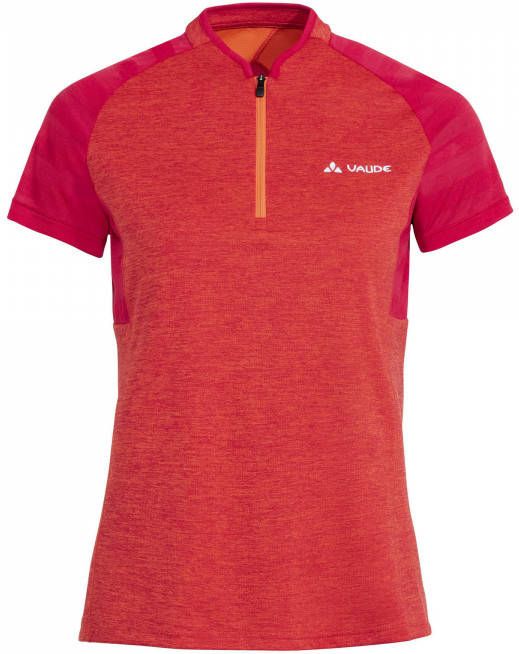 VAUDE fiets T shirt Tamaro III oranje/roze