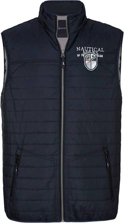 BABISTA Bodywarmer met gedessineerde voering Marine