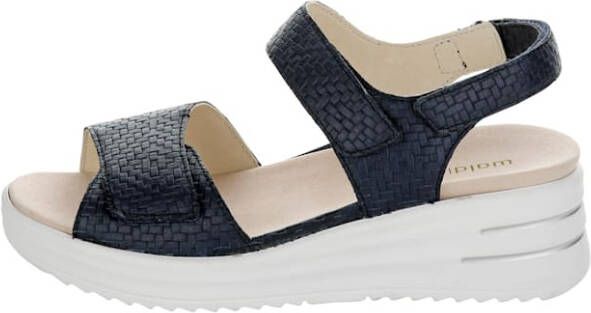 Waldläufer Sandaaltje met klittenband Donkerblauw