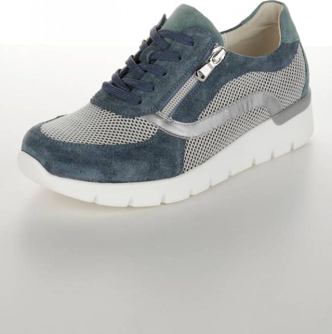 Waldläufer Veterschoen Grijs/Blauw