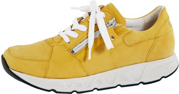 Waldläufer Veterschoen Rits opzij Geel