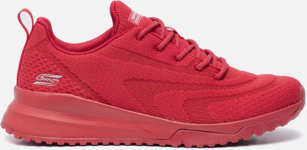 Skechers Bobs Squad sneakers rood Textiel